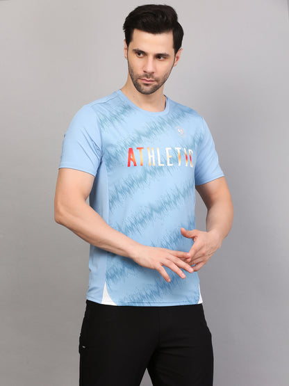 T-SHIRT MEN SG MPMTE0002 DUSK BLUE