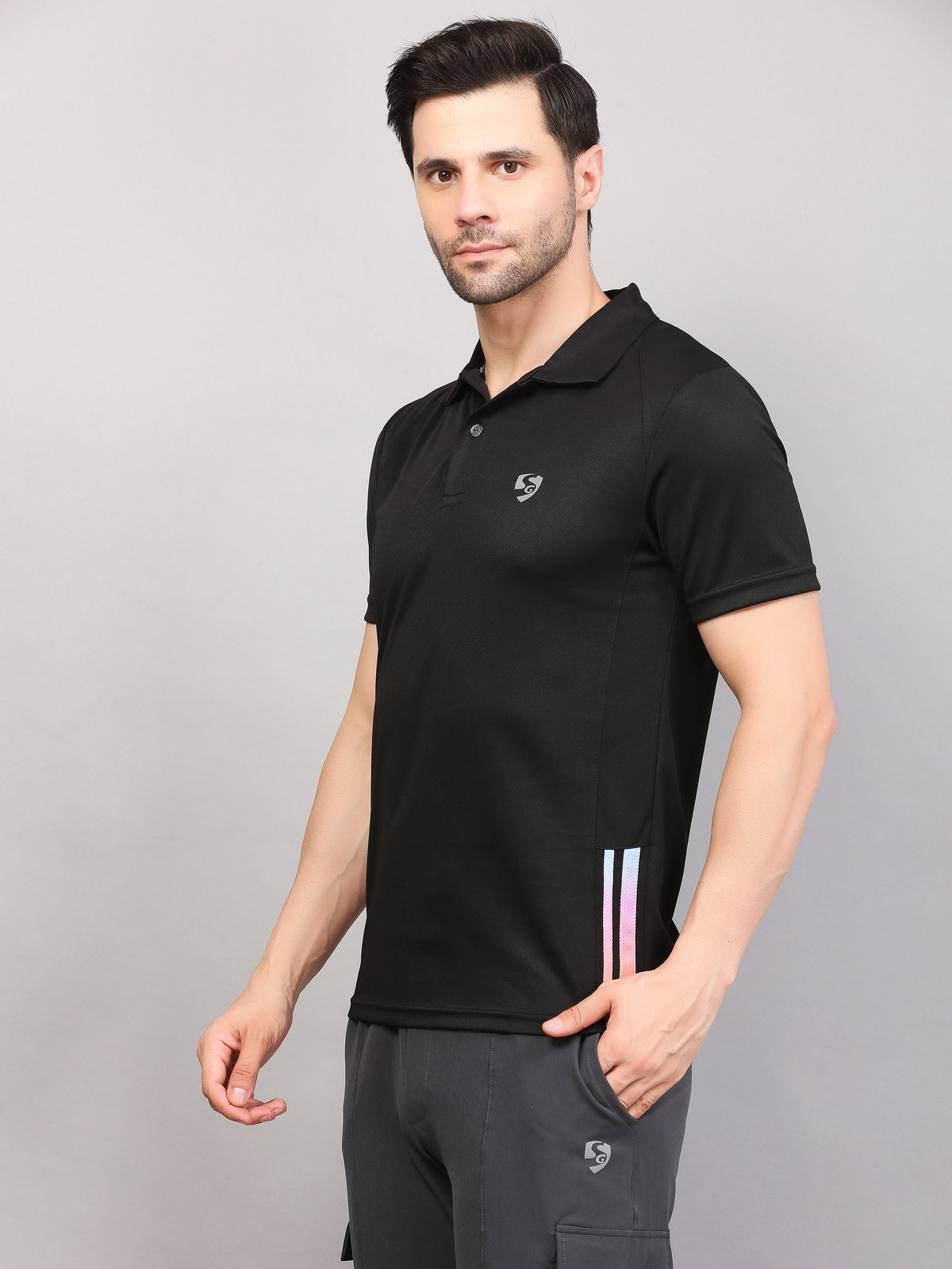 POLO MEN SG MPMP0007 BLACK
