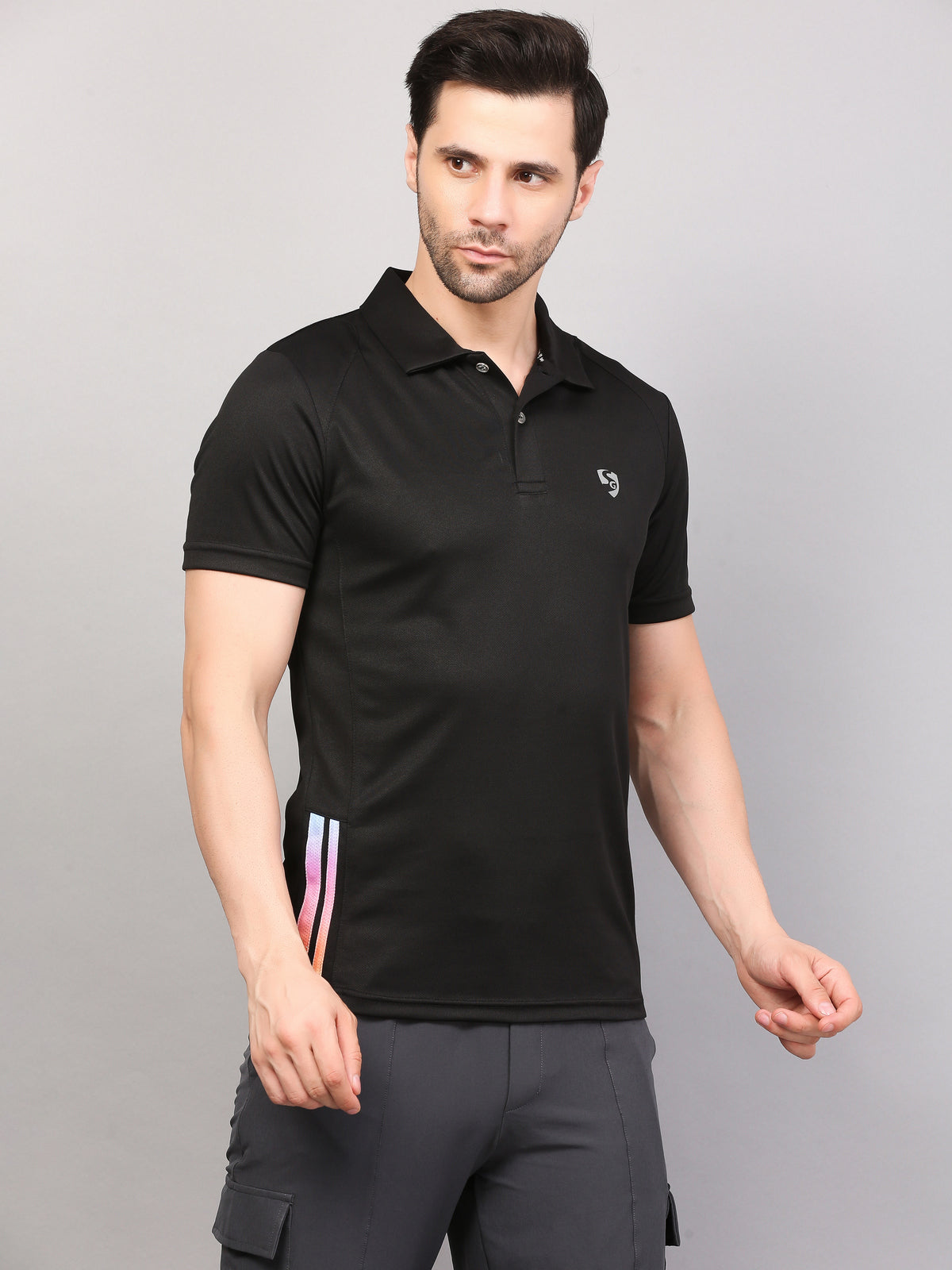 POLO MEN SG MPMP0007 BLACK