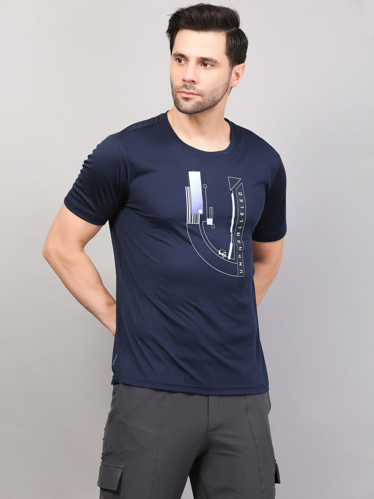 T-SHIRT MEN SG MPMTE0006 NAVY