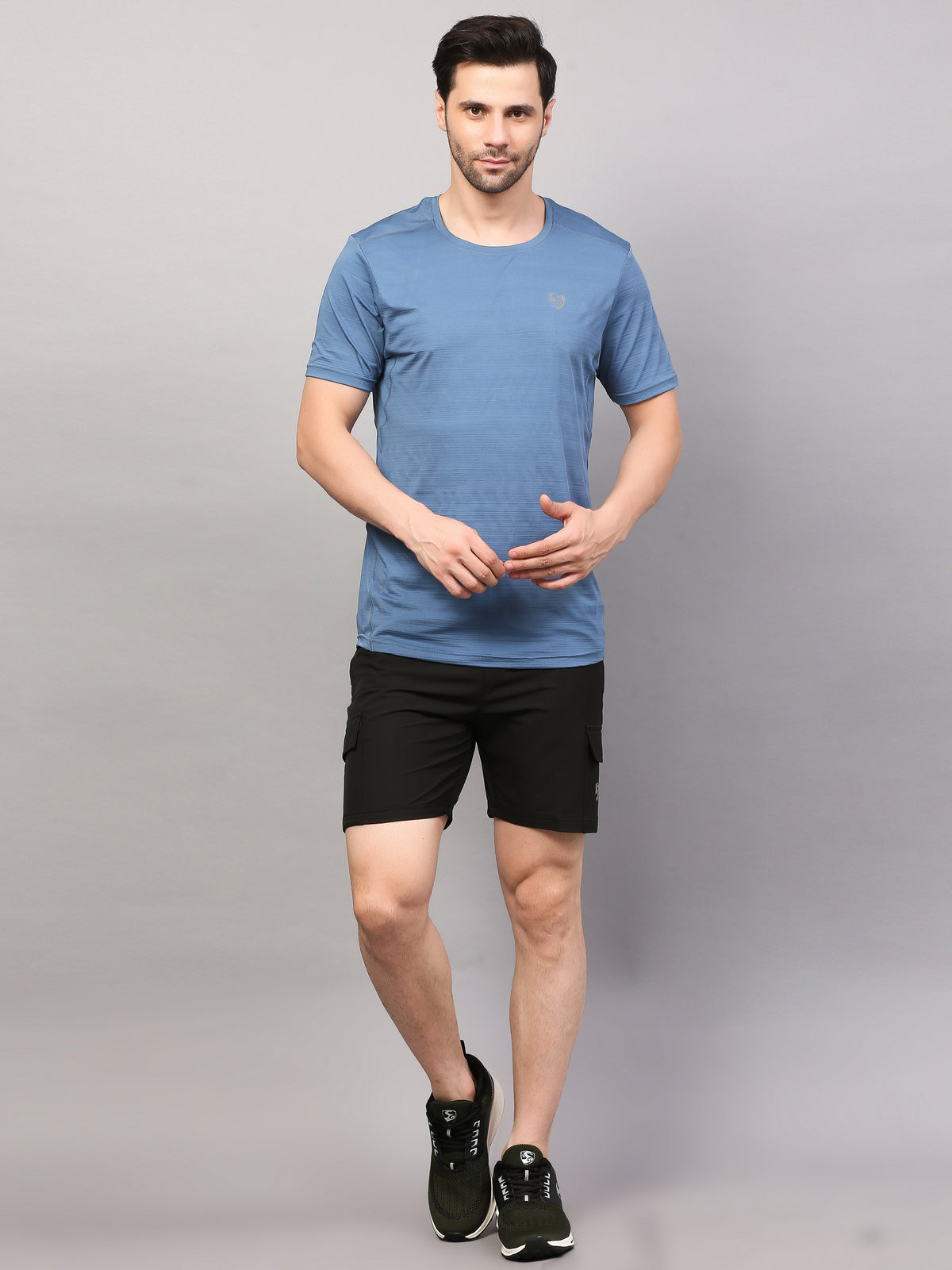 T-SHIRT MEN SG MPMTE0003 LIGHT TEAL