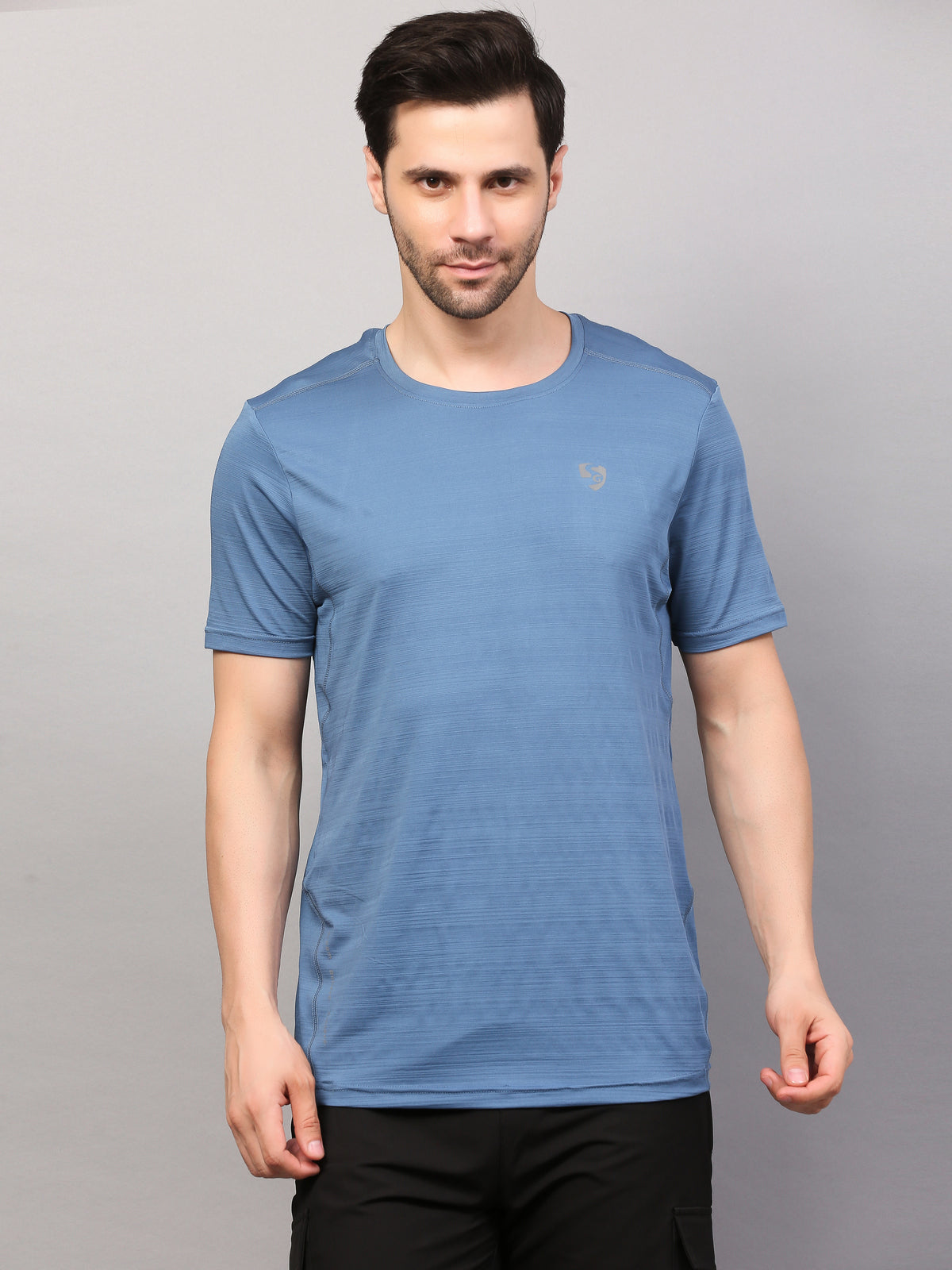 T-SHIRT MEN SG MPMTE0003 LIGHT TEAL