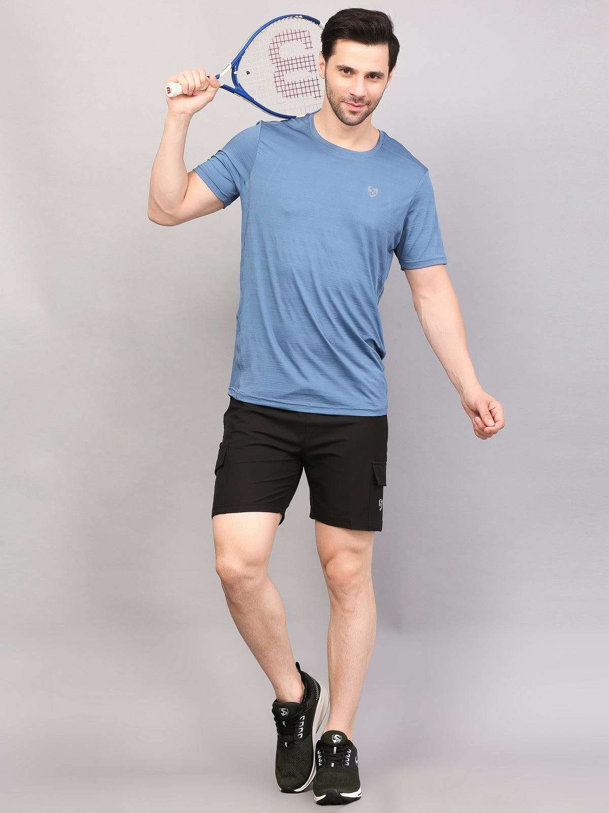 T-SHIRT MEN SG MPMTE0003 LIGHT TEAL