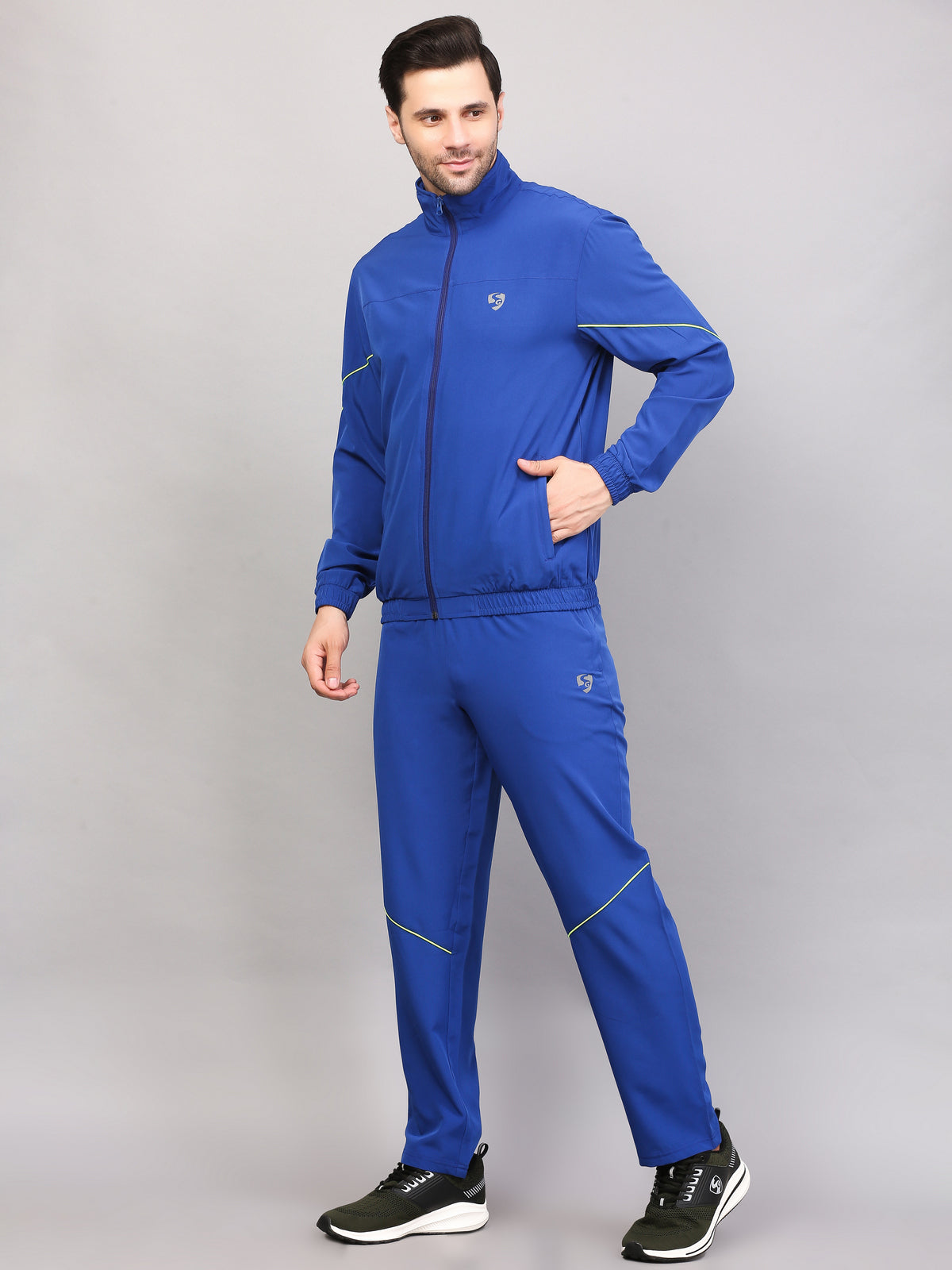 TRACKSUIT MEN SG MPMTS0014 ROYAL BLUE/FLURO