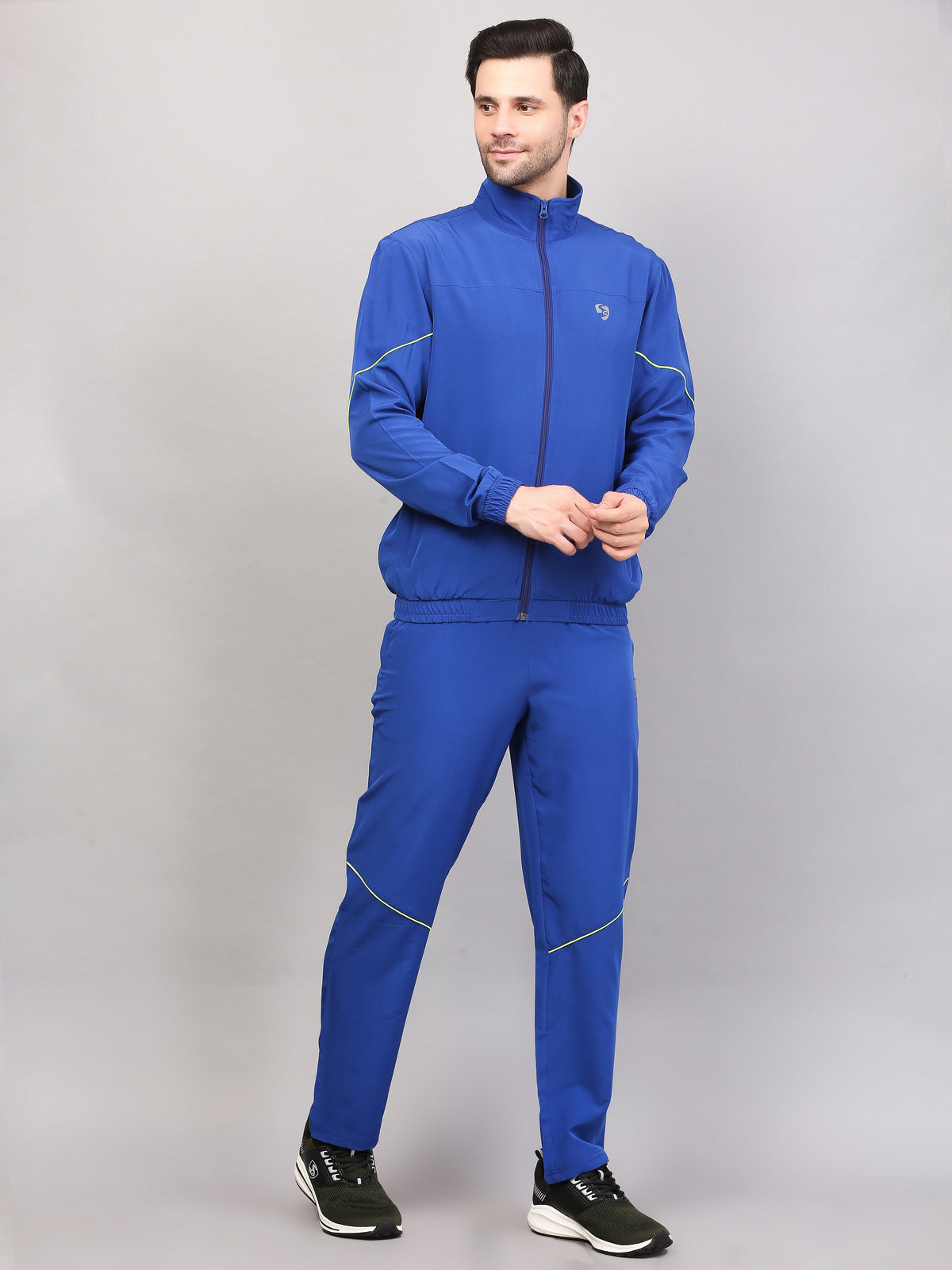 TRACKSUIT MEN SG MPMTS0014 ROYAL BLUE/FLURO