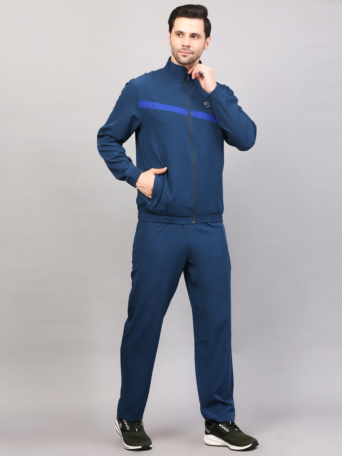 TRACKSUIT MEN SG MPMTS0015 TEAL/ROYAL