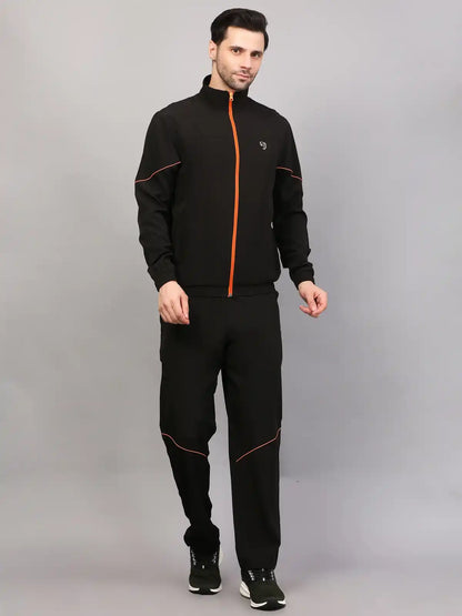 TRACKSUIT MEN SG MPMTS0014 BLACK/ORANGE
