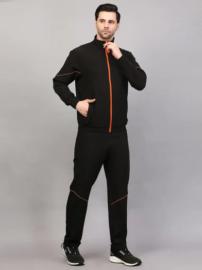 TRACKSUIT MEN SG MPMTS0014 BLACK/ORANGE