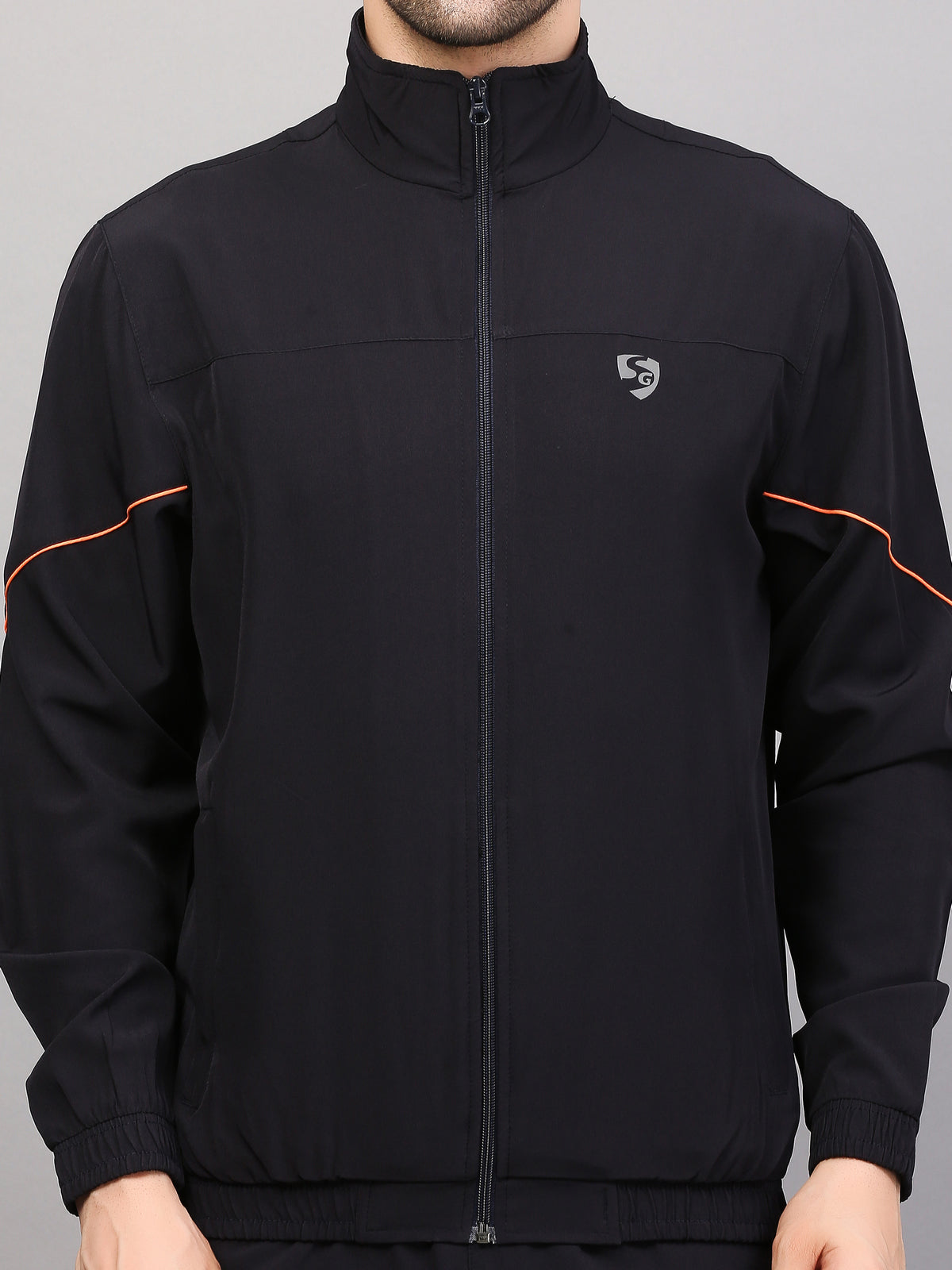 TRACKSUIT MEN SG MPMTS0014 NAVY/ORANGE