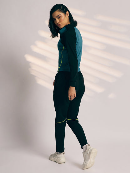 TRACKSUIT WOMEN SG H3WTS8294 JASPER GREEN/BLACK