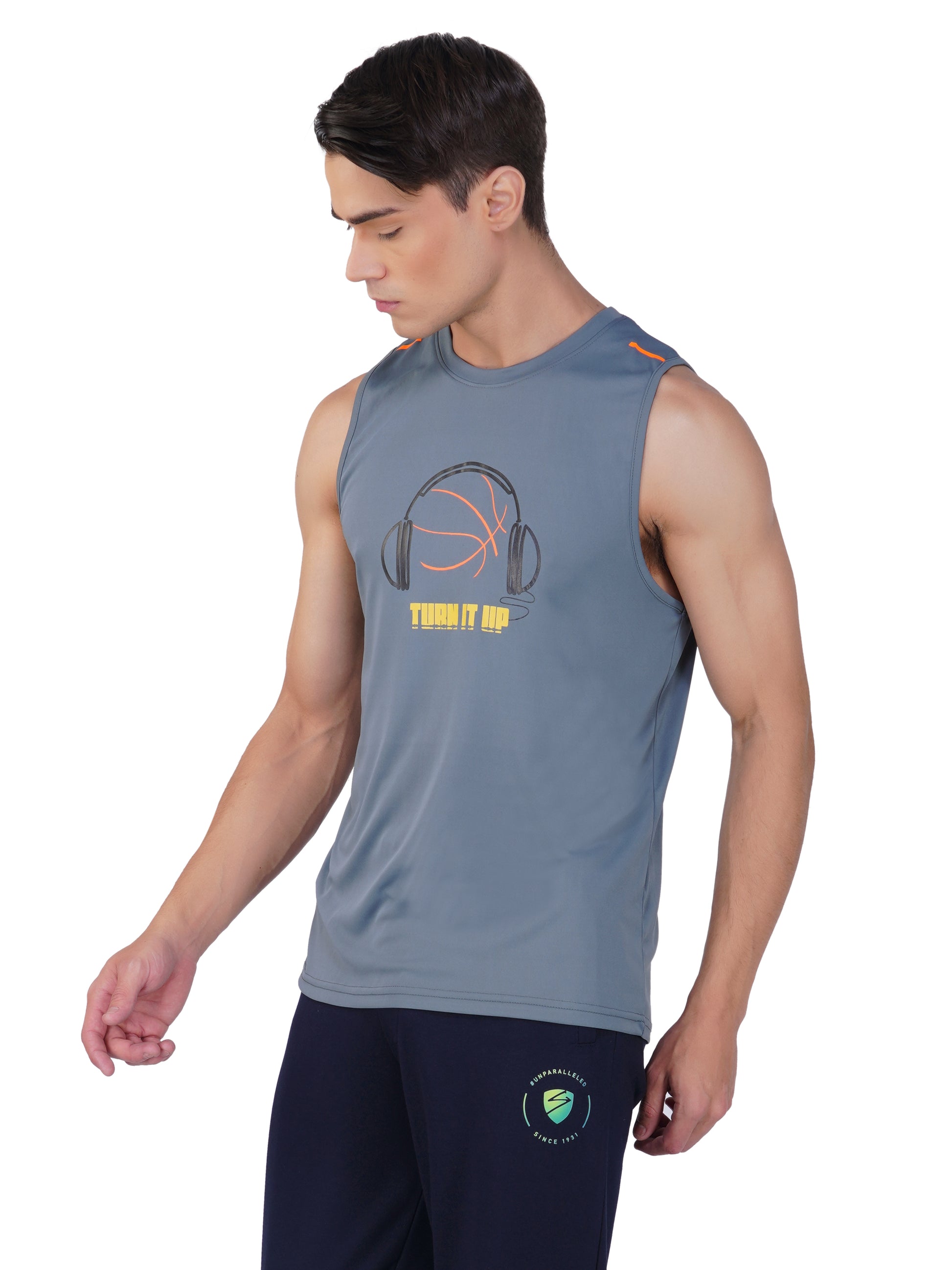 SG Men's Regular Fit Sports & Gym Vest for Mens & Boys | Ideal for Trail Running, Fitness & Training, Jogging, Regular & Fashion Wear