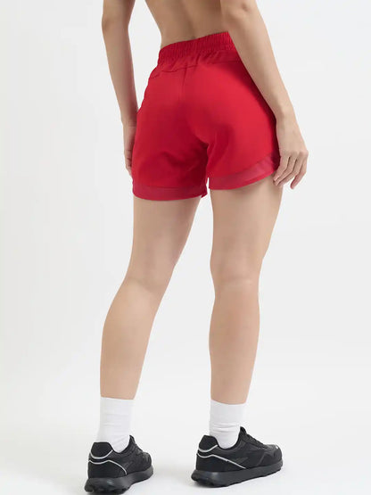 SG H1WS83301 Women Red Shorts