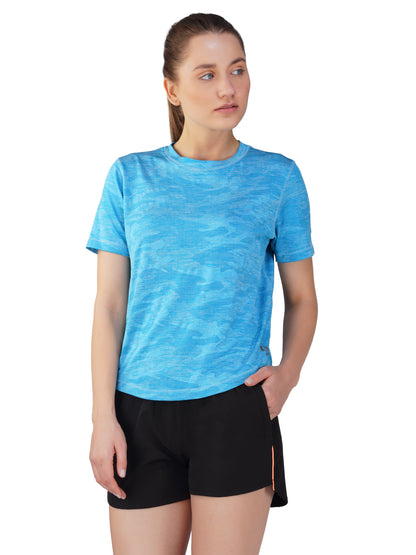 SG Women'S Round Neck T-Shirt for Womens & Girls | Ideal for Trail Running, Gym Fitness & Training, Jogging, Regular & Fashion Wear