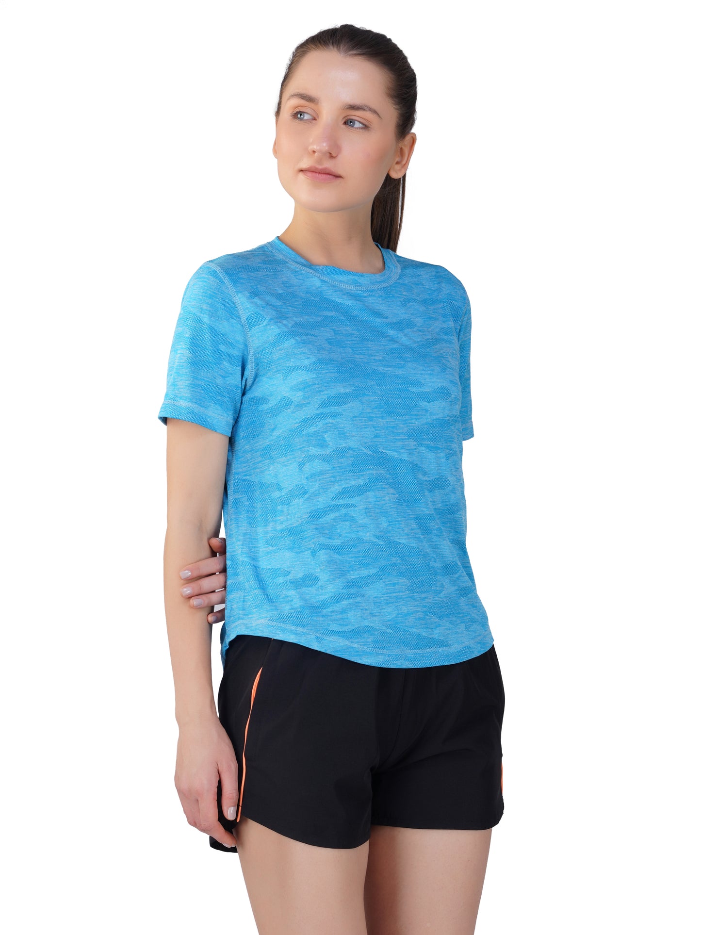 SG Women'S Round Neck T-Shirt for Womens & Girls | Ideal for Trail Running, Gym Fitness & Training, Jogging, Regular & Fashion Wear