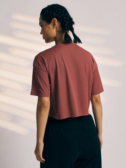 T-SHIRT WOMEN SG H3WT8257 APRICOT