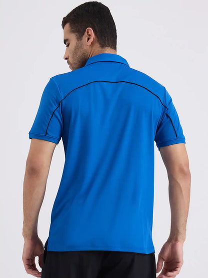 SG H1MP84102 Men Aqua Polo T-Shirt