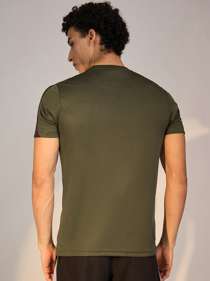 T-SHIRT MEN SG H3MT8208 OLIVE