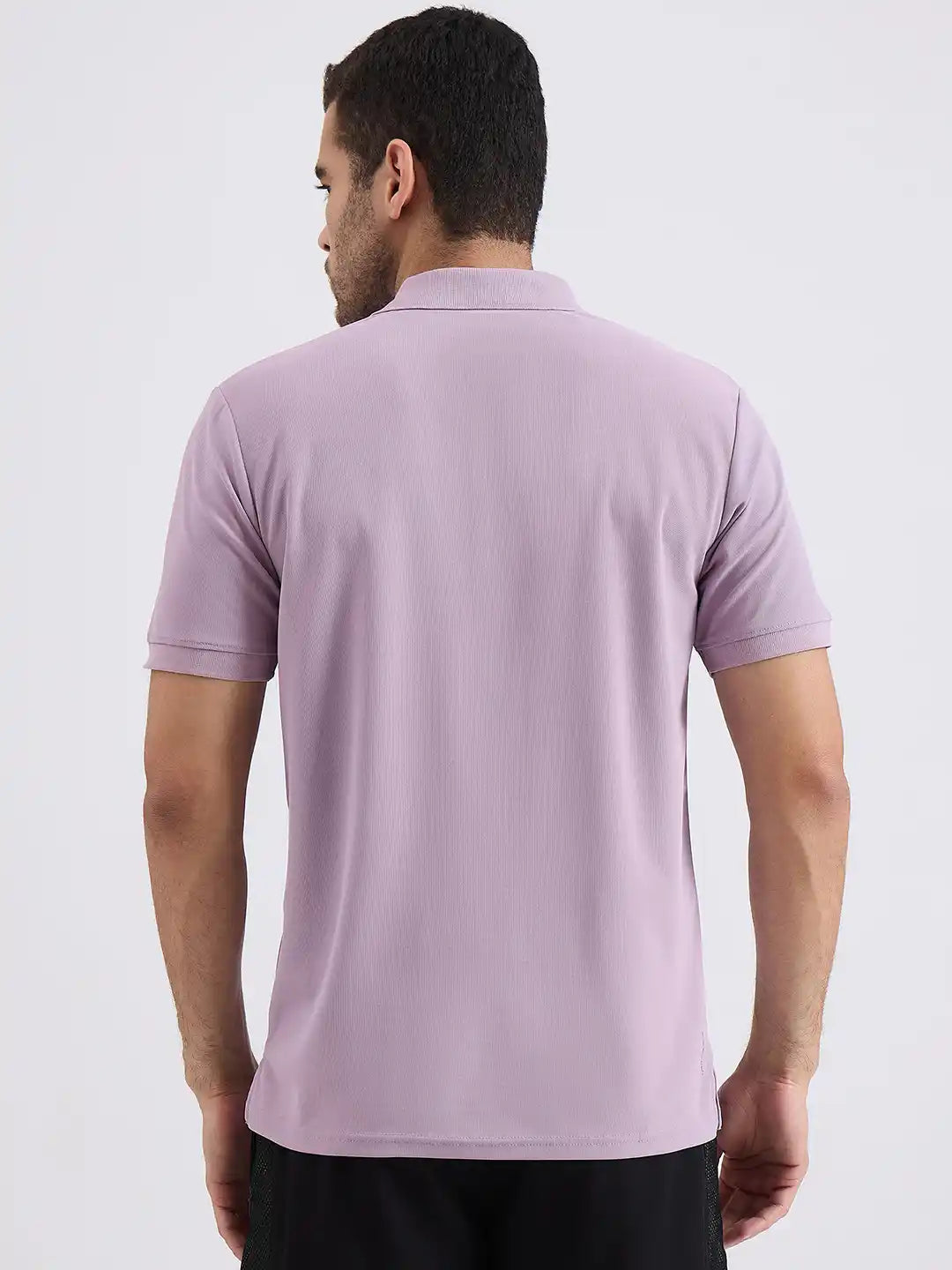 SG H1MP83802 Men Mauve Polo T-Shirt