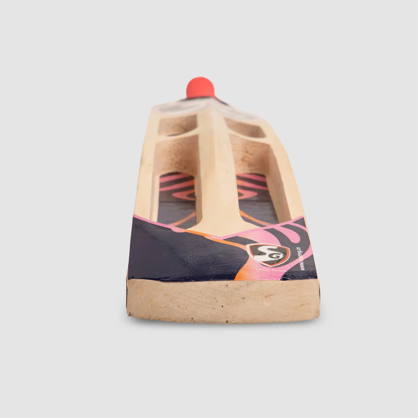 SG T-1200 Kashmir Willow Scoop Bat for Tennis Cricket Ball