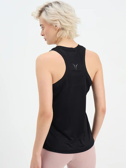 SG H1WV83011 Women Black T-Vest