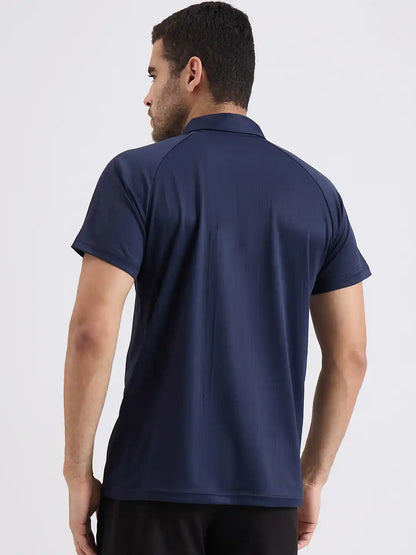 SG H2MP83851 Men Navy Polo T-Shirt