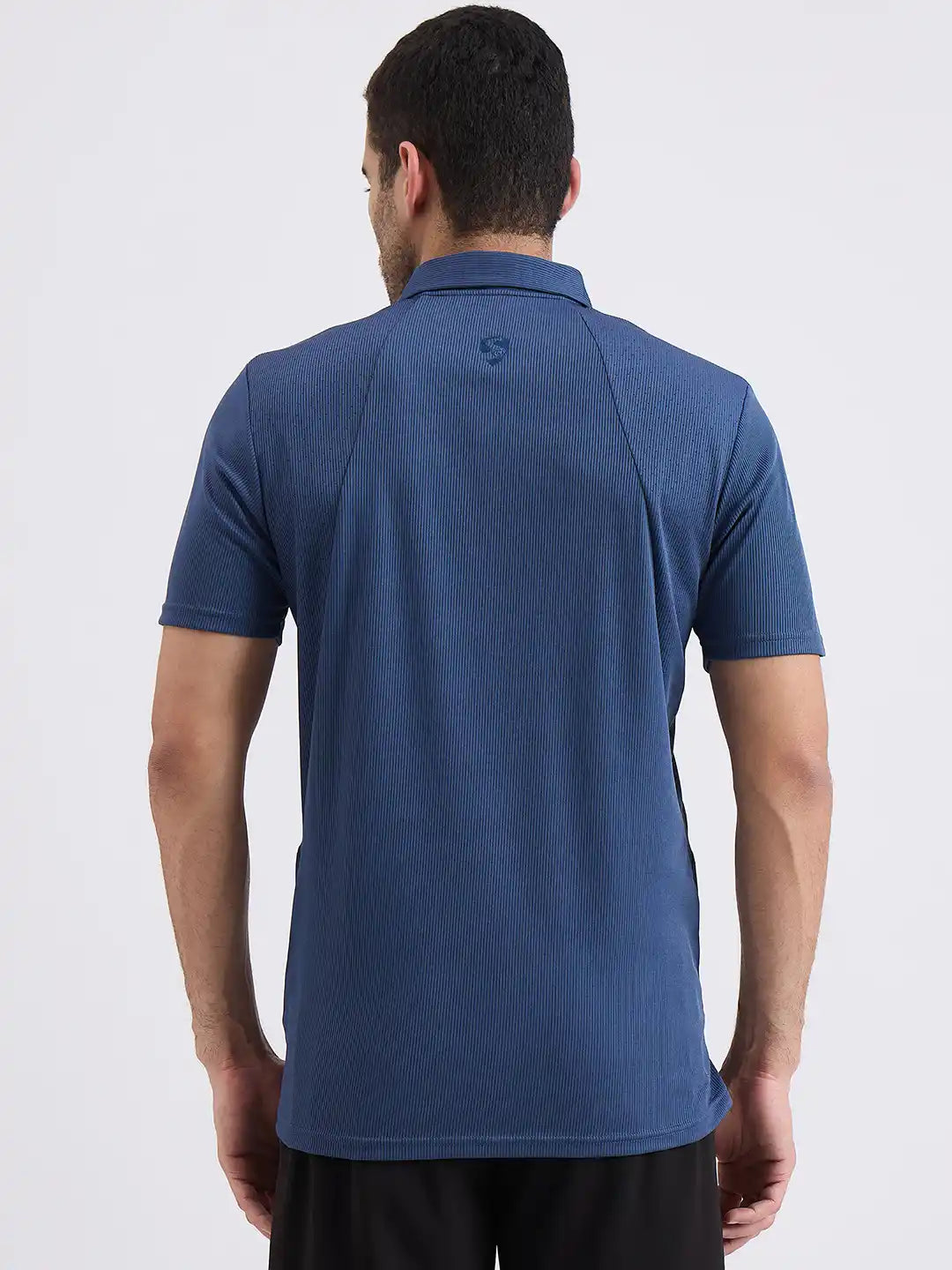 SG H1MP83861 Men Vintage Indigo Polo T-Shirt