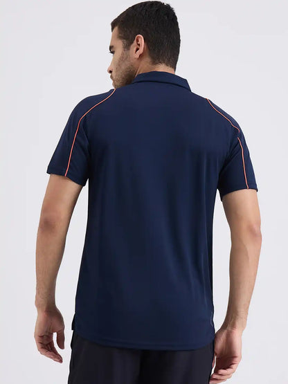 SG H1MP83792 Men Navy/Navy Polo T-Shirt