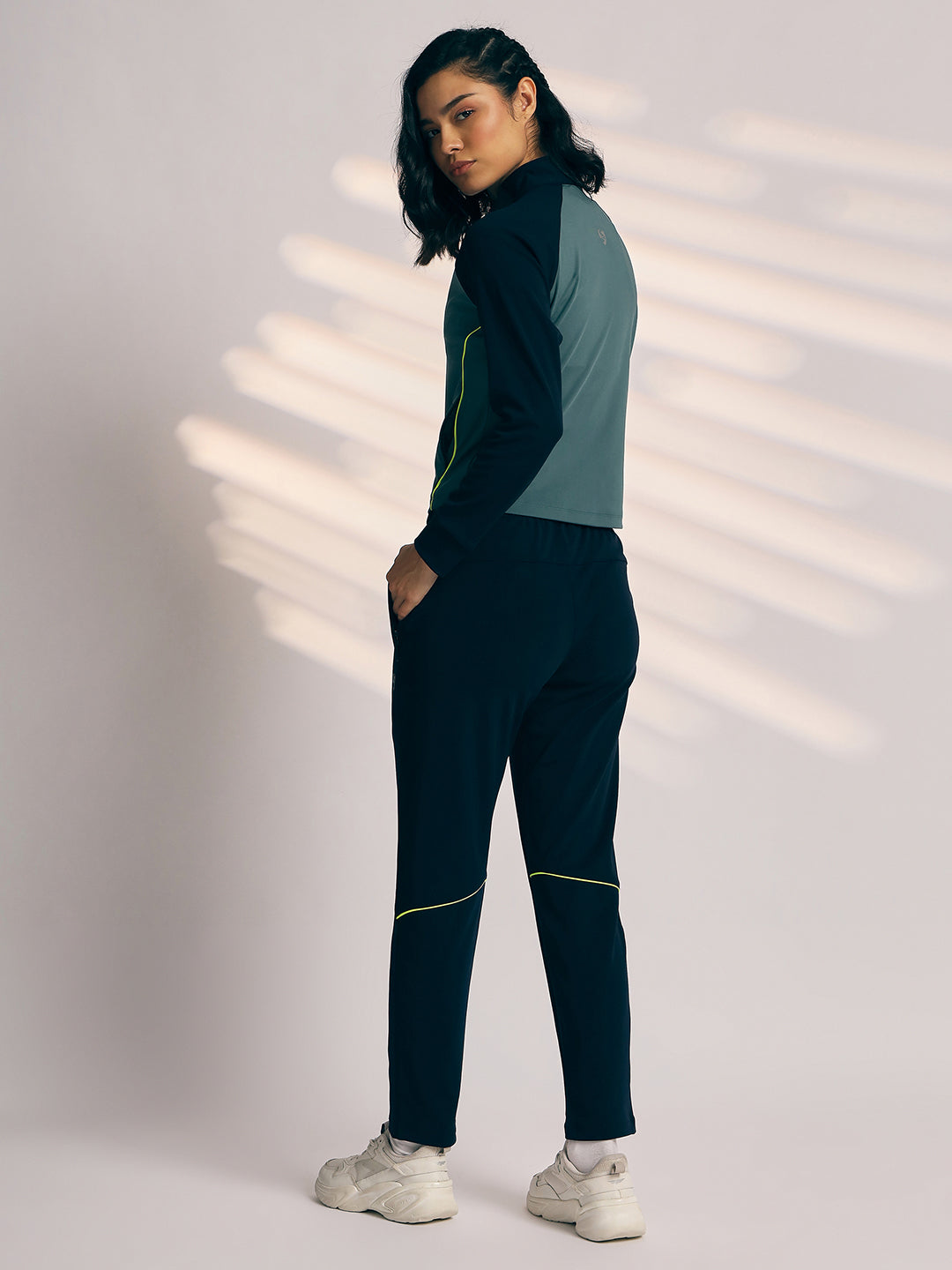 TRACKSUIT WOMEN SG H3WTS8294 SAGE/NAVY
