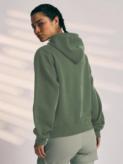 HOODIE WOMEN SG H4WH8293 SAGE
