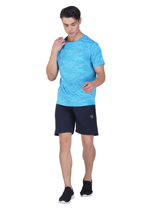 SG Men's Round Neck T-Shirt for Men & Boys | Ideal for Trail Running, Gym Fitness & Training, Jogging, Regular & Fashion Wear