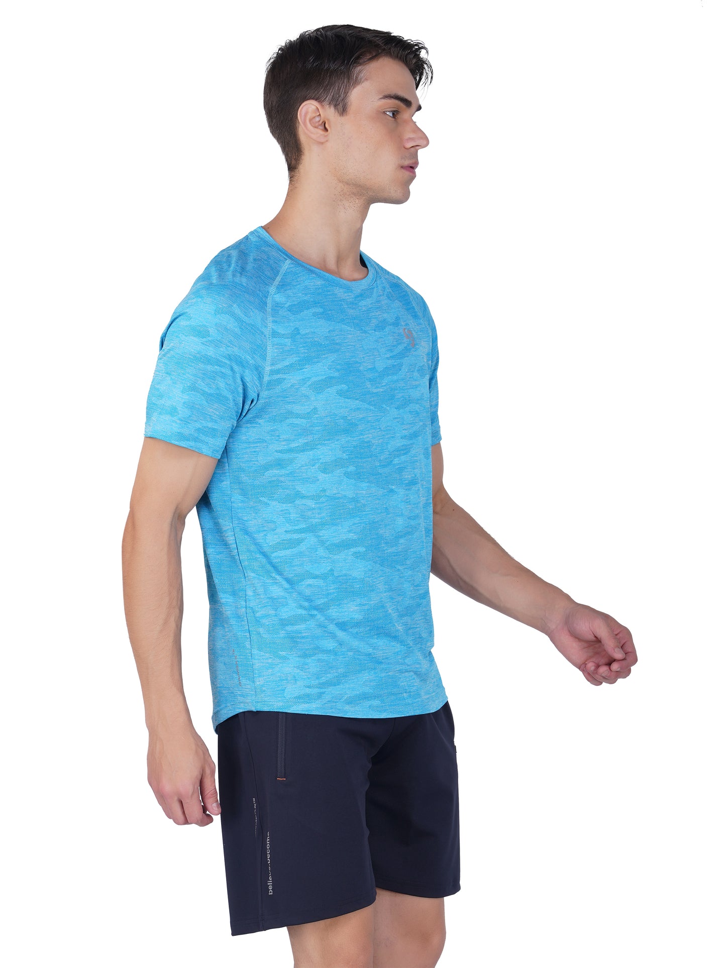 SG Men's Round Neck T-Shirt for Men & Boys | Ideal for Trail Running, Gym Fitness & Training, Jogging, Regular & Fashion Wear