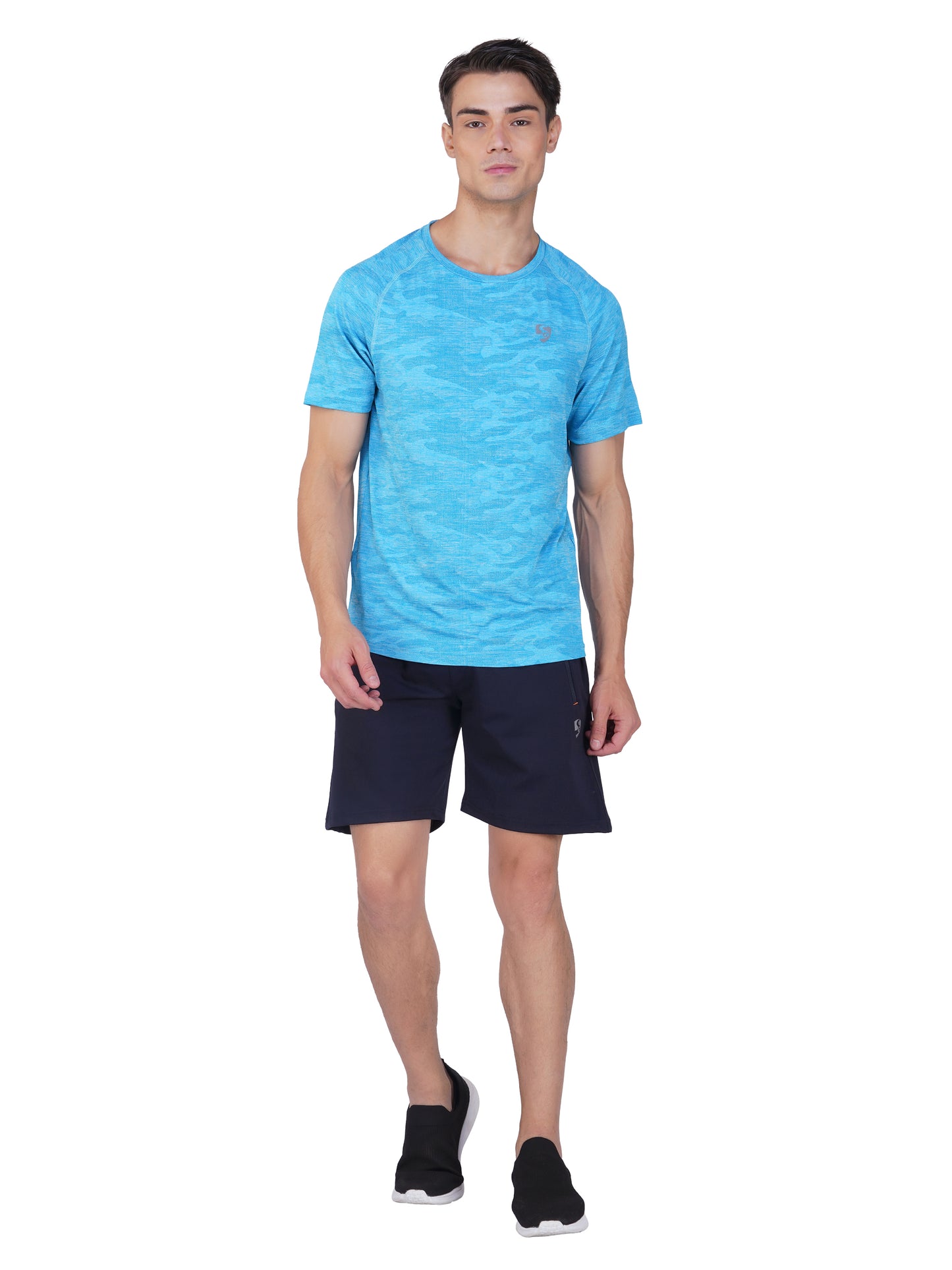 SG Men's Navy Shorts | Ideal for Trail Running, Fitness & Training, Jogging, Regular & Fashion Wear