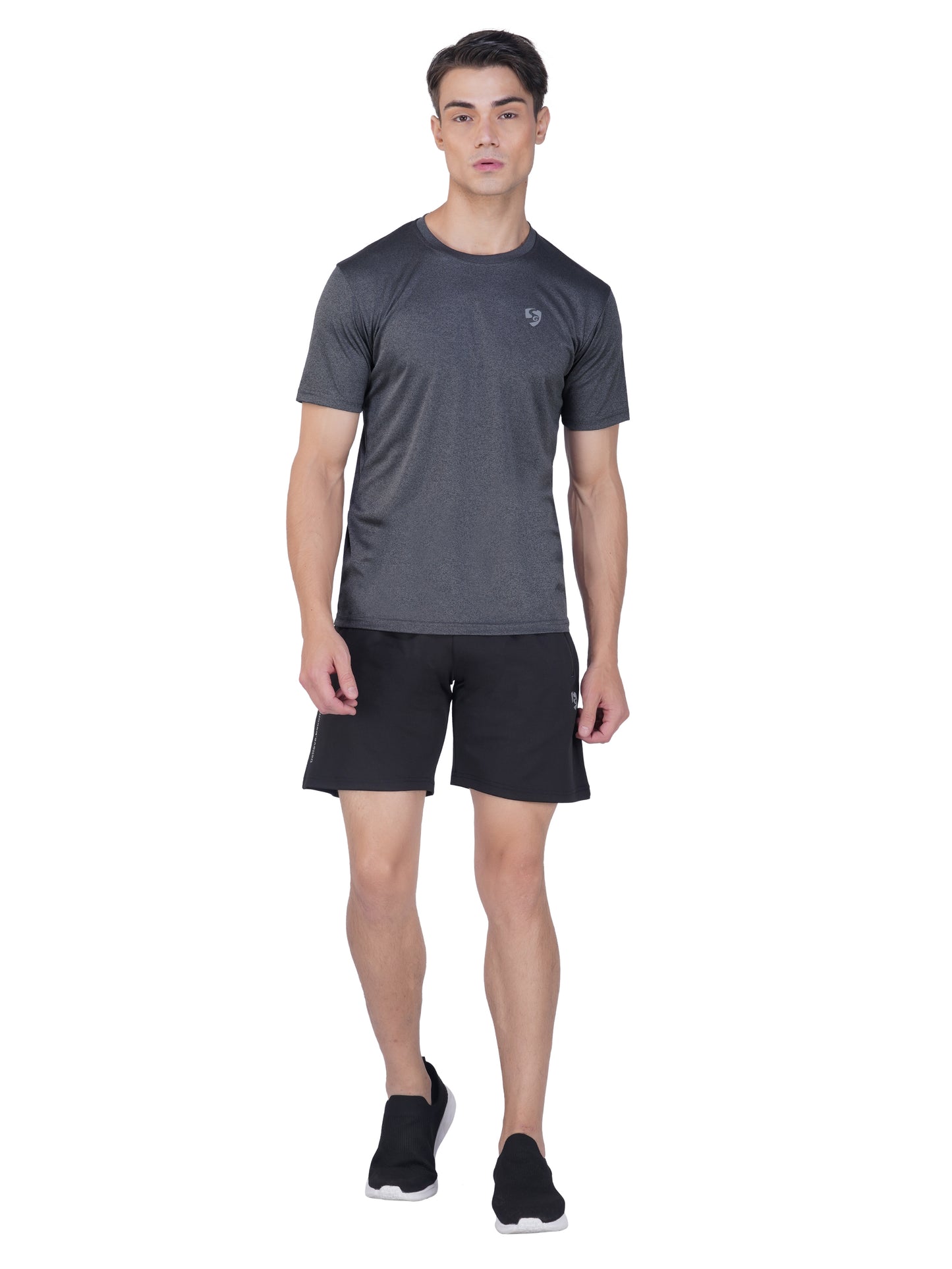 SG Men's Black Shorts | Ideal for Trail Running, Fitness & Training, Jogging, Regular & Fashion Wear