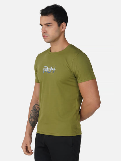 SG Round Neck Regular Comfort Fit T-Shirt For Mens & Boys, Red Paprika,Olive Green & Jet Black | Ideal for Trail Running, Fitness & Training, Jogging, Gym Wear & Fashion Wear