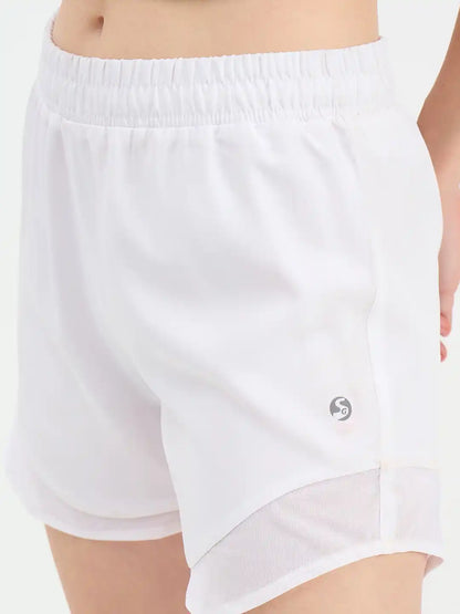 SG H1WS83302 Women White Shorts
