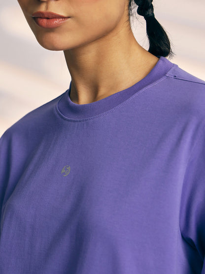 T-SHIRT WOMEN SG H3WT8299 LAVENDER
