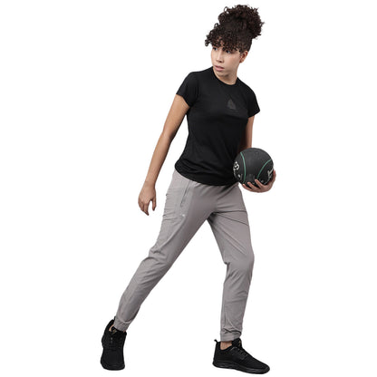 SG Women's Light Grey Jogger | Ideal for Trail Running, Fitness & Training, Jogging, Regular & Fashion Wear