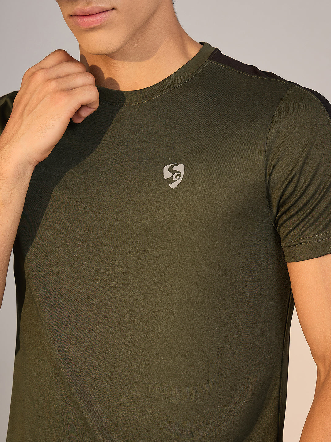 T-SHIRT MEN SG H3MT8208 OLIVE