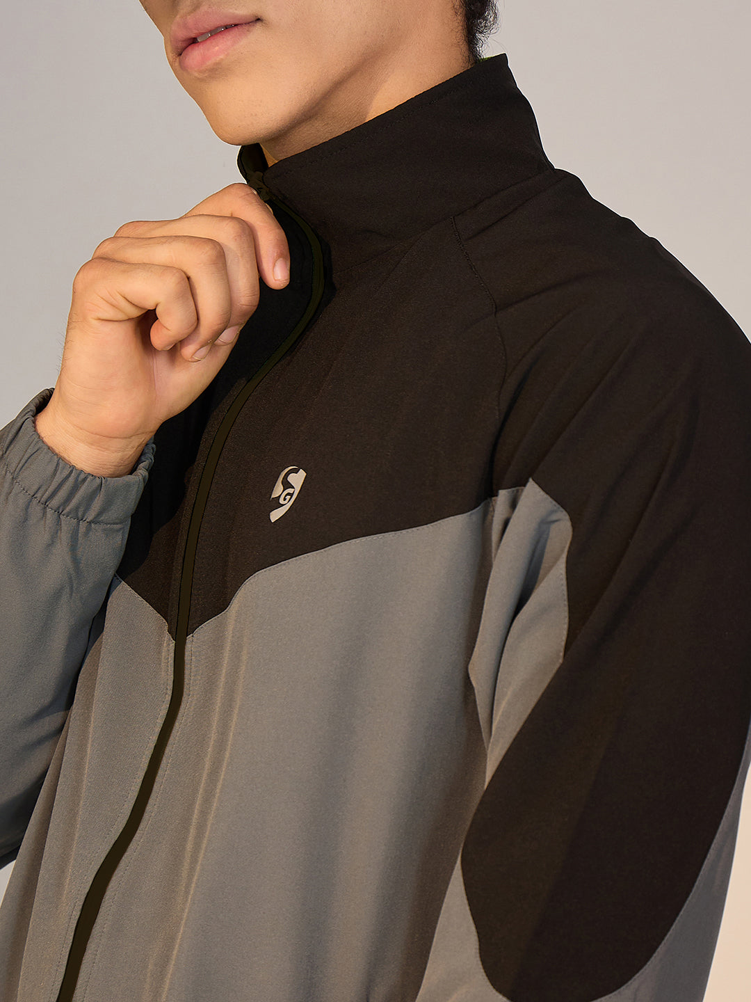 TRACKSUIT MEN SG H4MTS8237 BLACK/DR. GREY