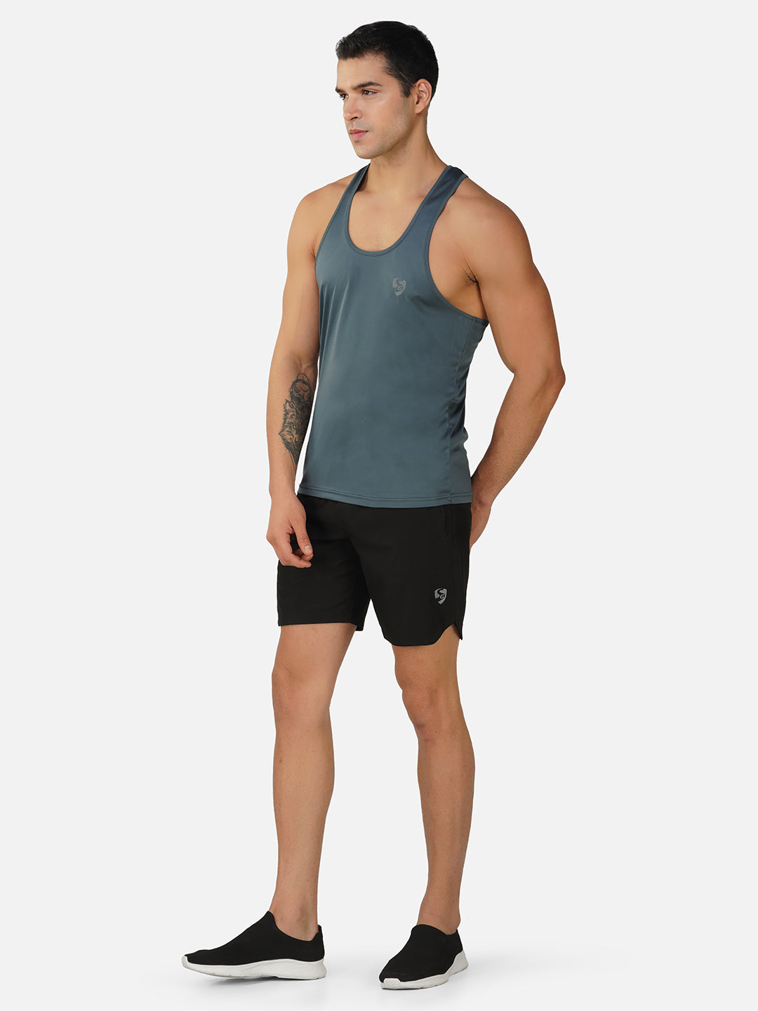 SG Regular Comfort Fit Vest For Mens & Boys, Carbon Black, Mid Grey, Marble White & Navy Blue | Ideal for Trail Running, Fitness & Training, Jogging, Gym Wear & Fashion Wear