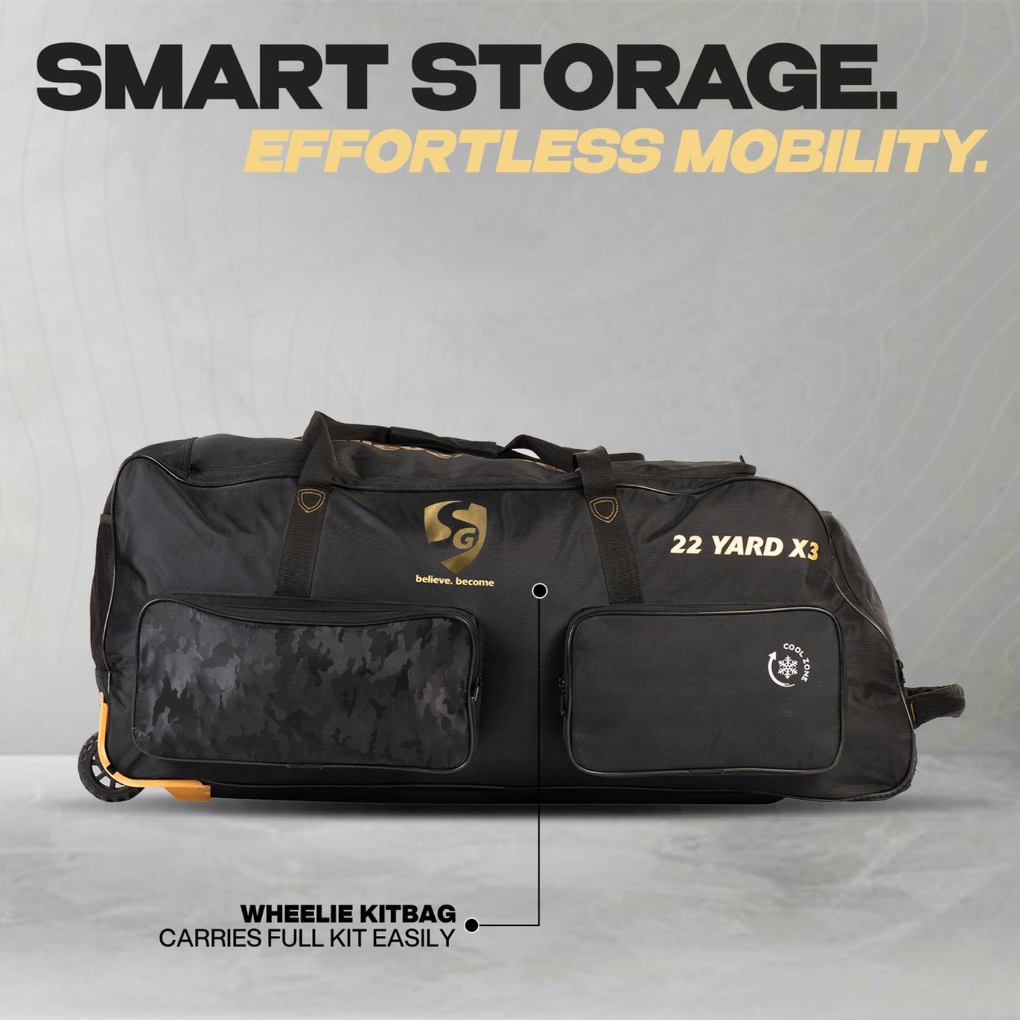 Kit Bag SG 22 YARD X3 WHEELIE
