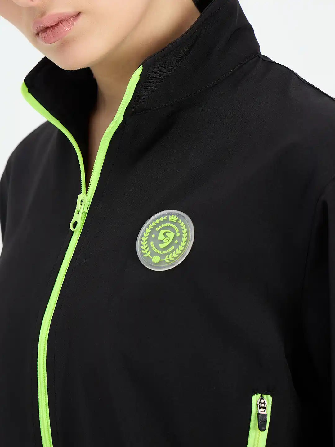 SG H1WJ83532 Women Black Jacket