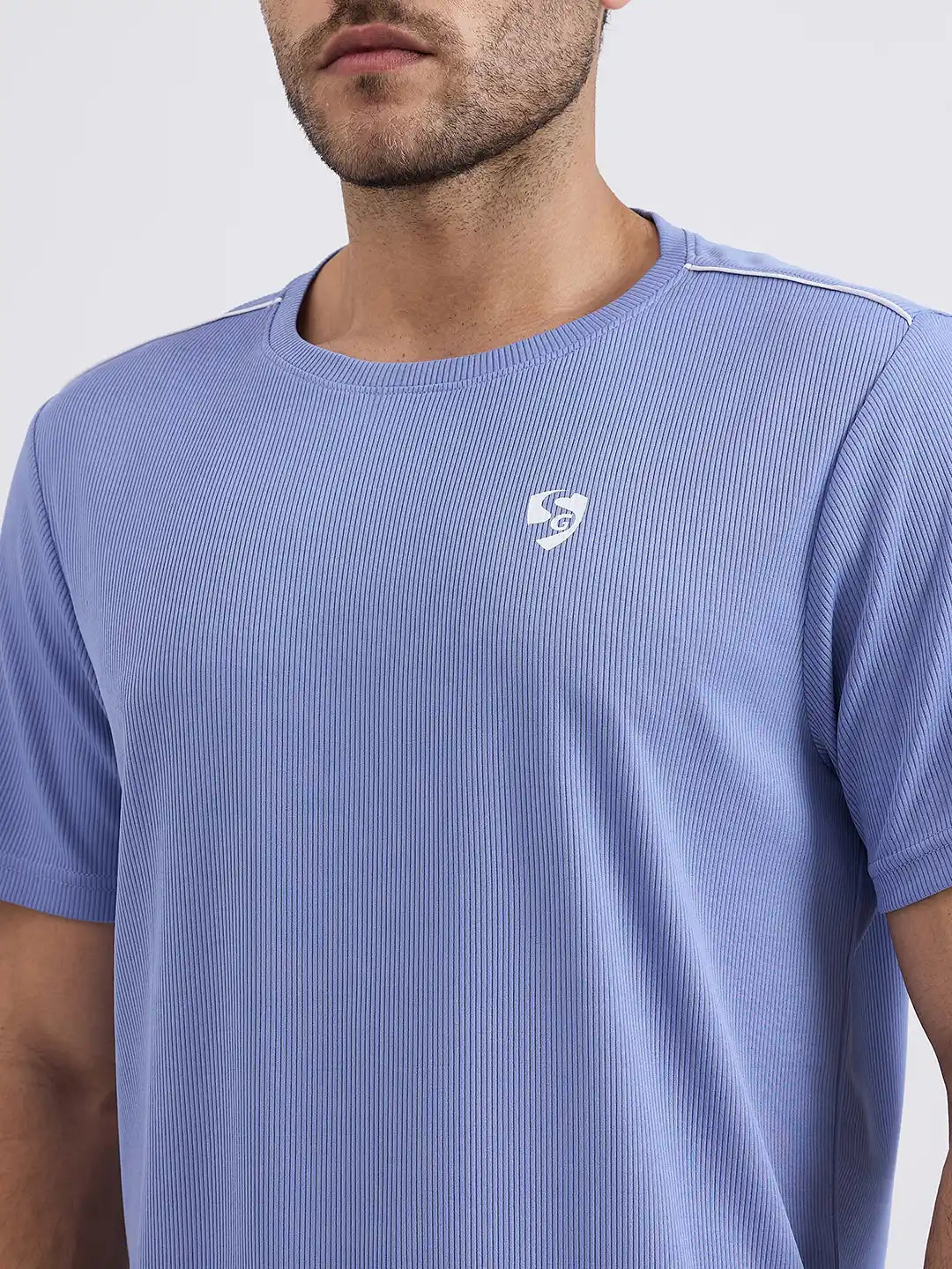 SG H2MT83671 Men Lavender Violet T-Shirt