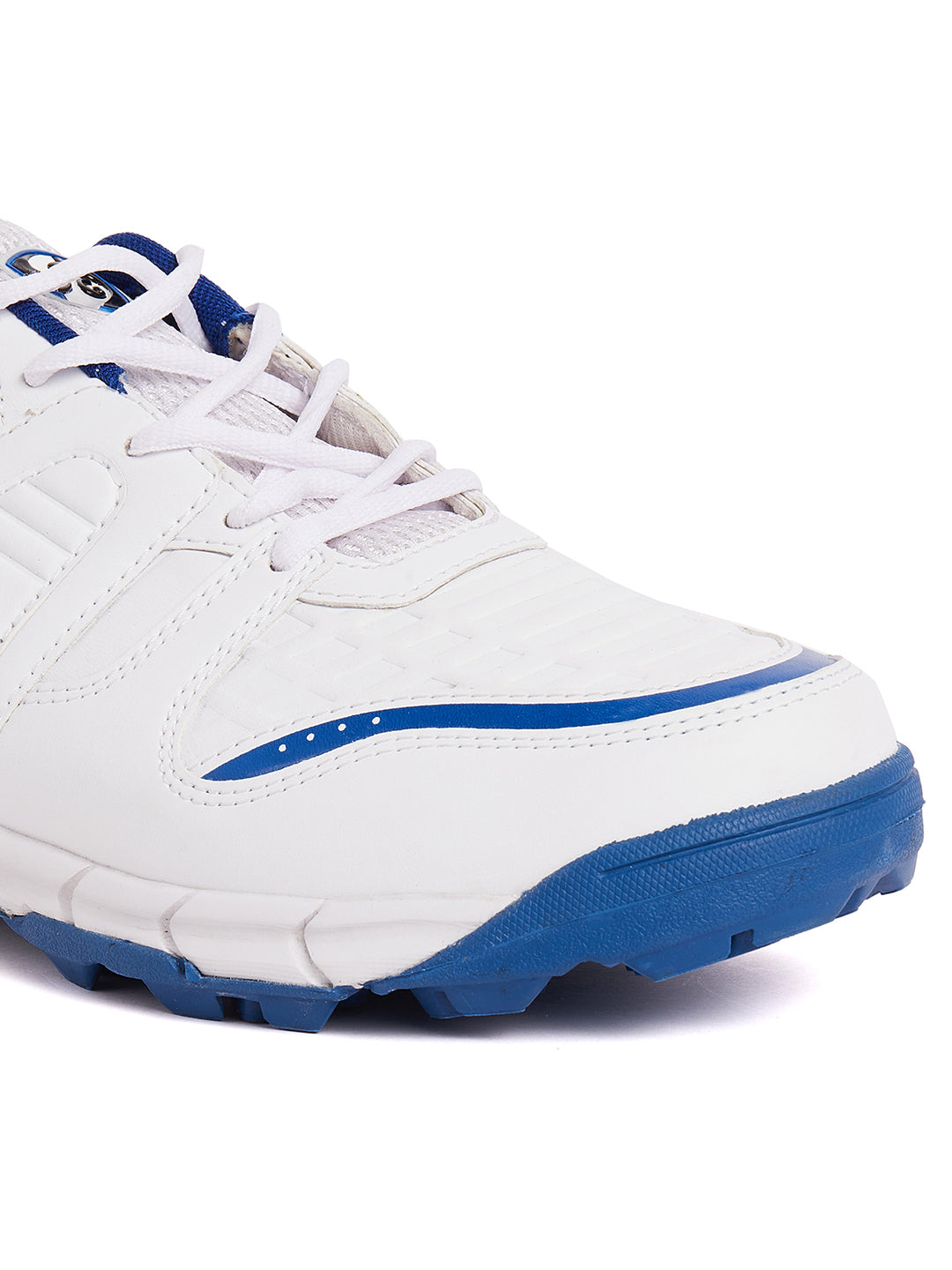 SG Steadler 6.0 Cricket Shoes White/Royal Blue - UK