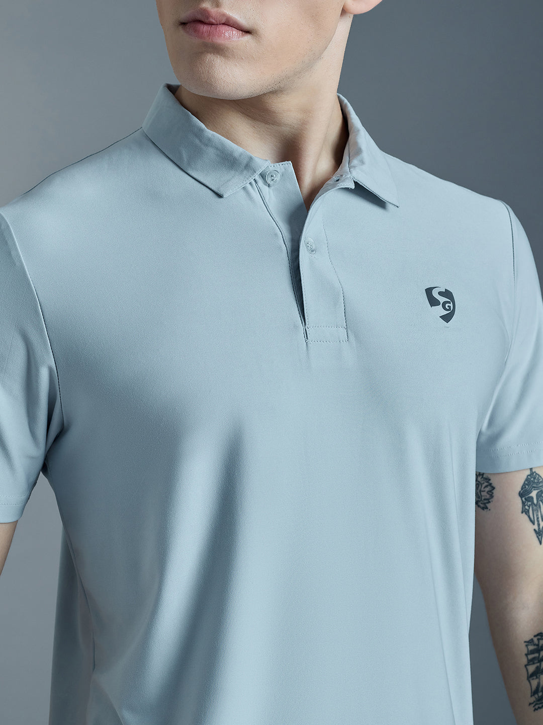 SG Poly Spandex COR Polo T-Shirt For Men And Boys