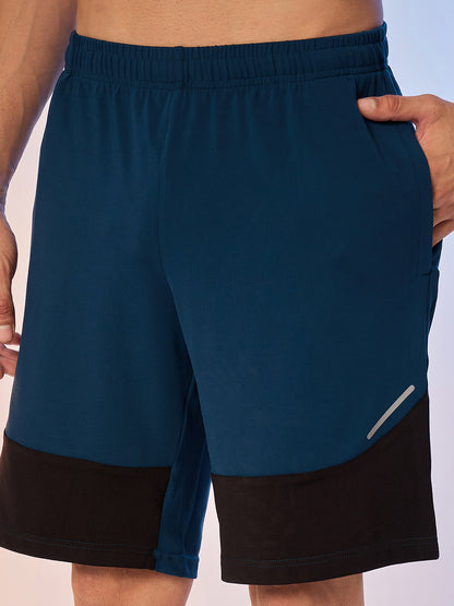 SHORTS MEN SG H3MS8218 TEAL/BLACK