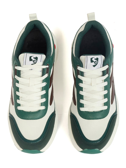SG  Arena Running Shoes ( Yellow / Green / Red,Green  / White / Brown )