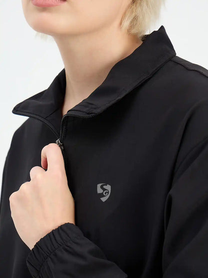 SG H1WTS83561 Women Black Tracksuit