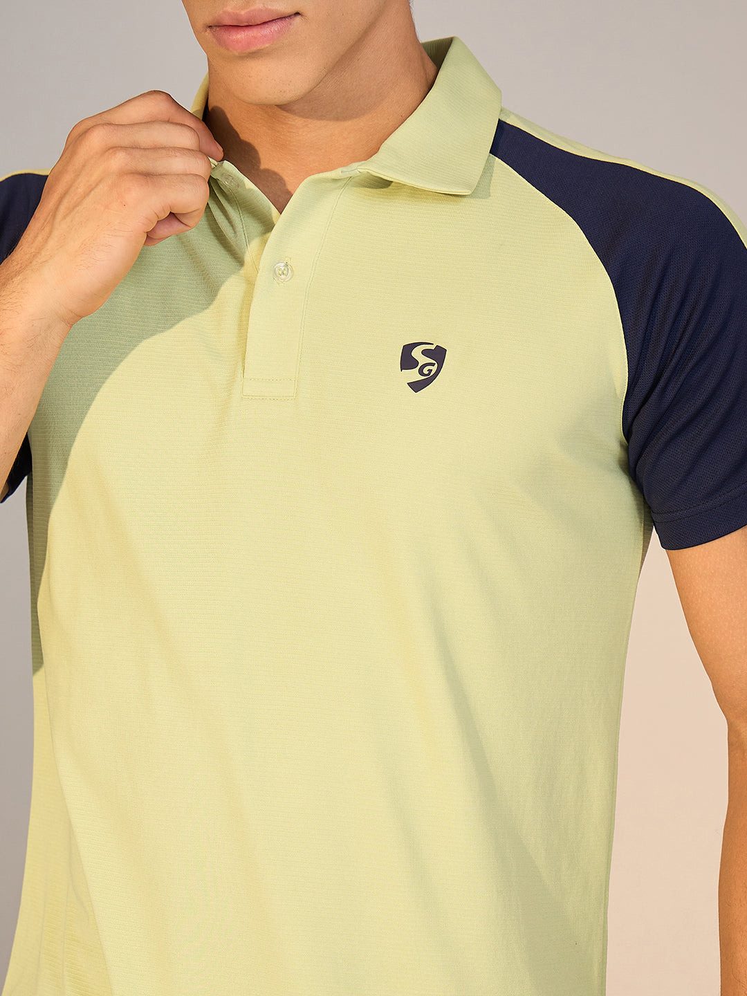 POLO MEN SG H3MP8214 APPLE GREEN/NAVY