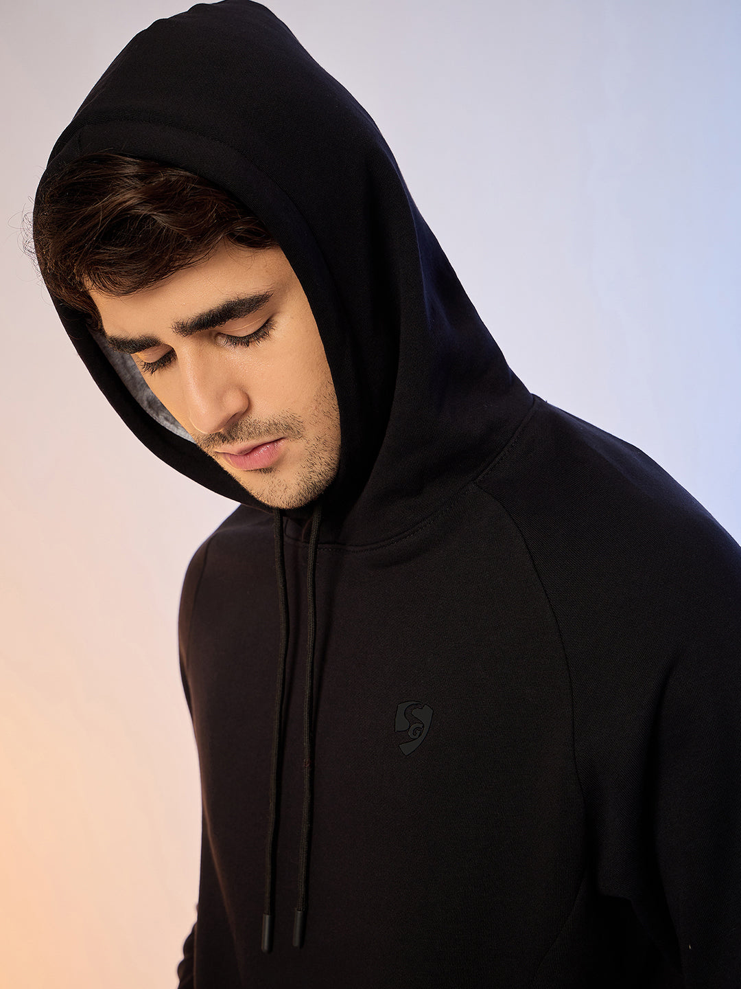 HOODIE MEN SG H4MH8248 BLACK
